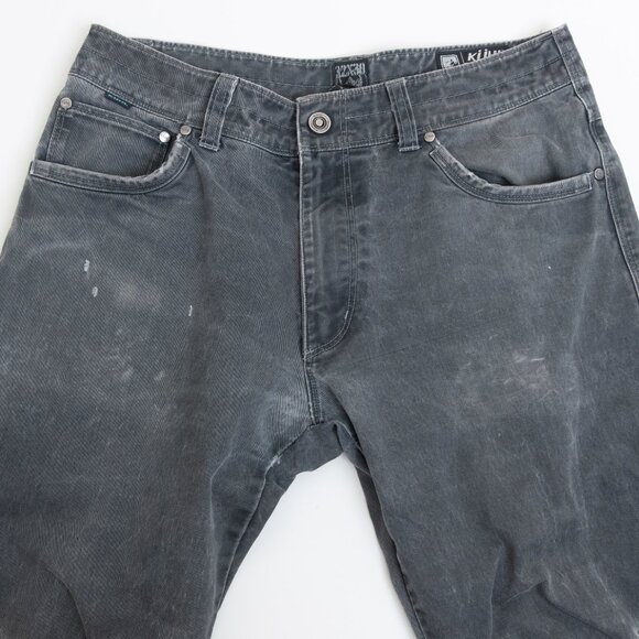 Kuhl Rydr Pants 32x30 Vintage Patina Dye Gray Rugged Jeans - Picture 3 of 15